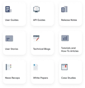 Xgrid’s Technical Writing Services Deliverables
